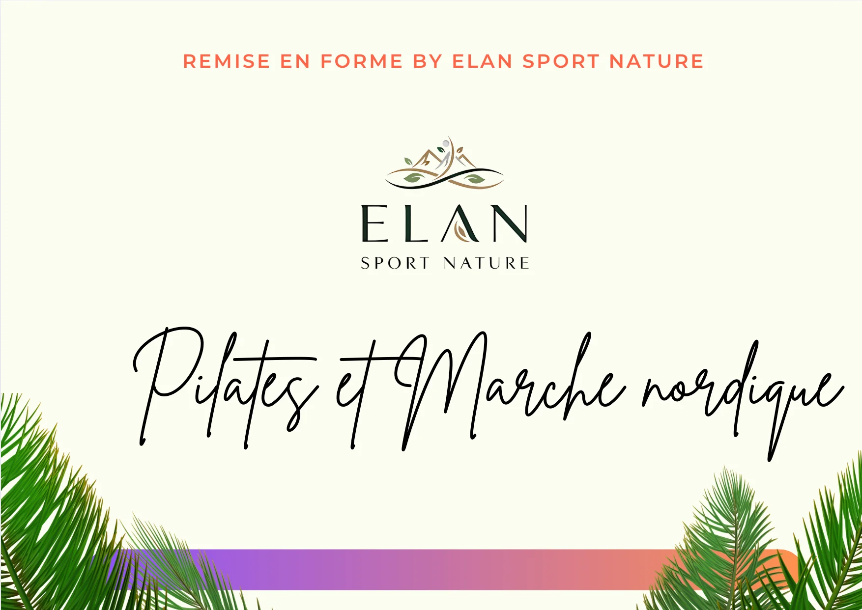Programme de remise en forme personnalisée - Elan Sport Nature